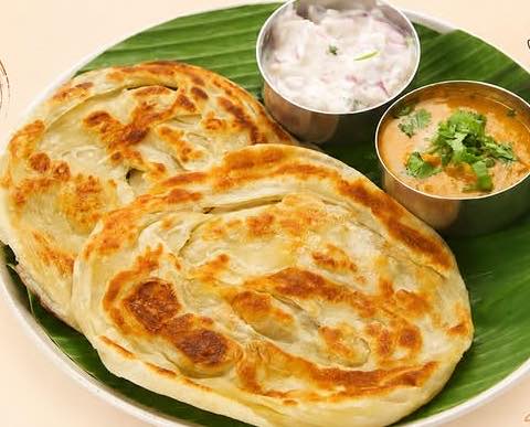 Parotta + Kurma + Raita
